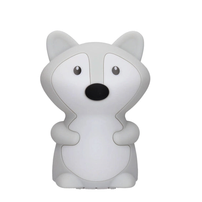 Mally the Fox Bluetooth Silicone LED Nightlight for Baby Nursery - Soft Glow Night Light for Cribs, Kids Room & Bedtime Comfort