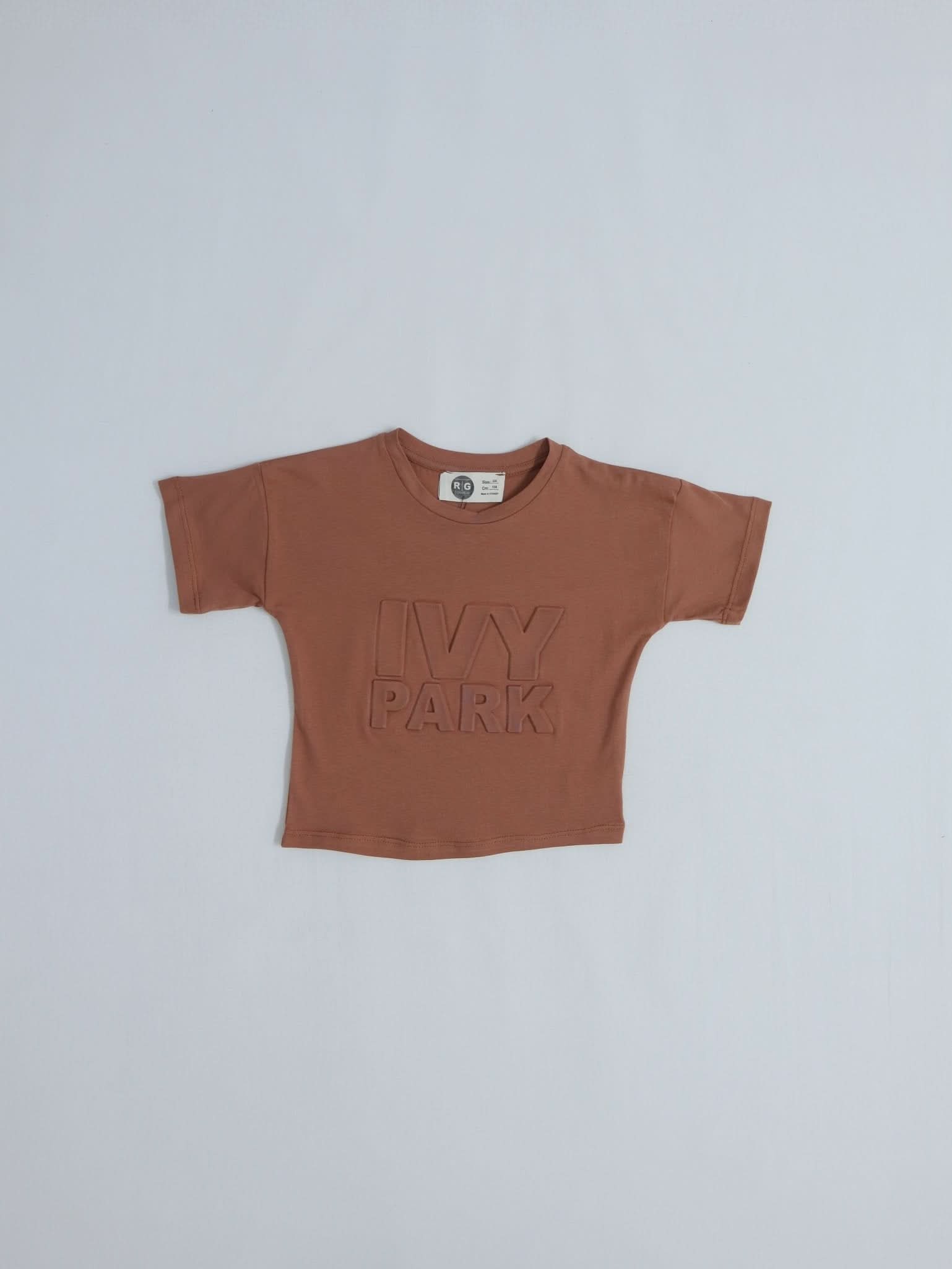 Kids' Embossed Print T-Shirt for Ages 3-9 | Comfortable Cotton Tee for Boys & Girls | Perfect for School, Playdates & Family Outings