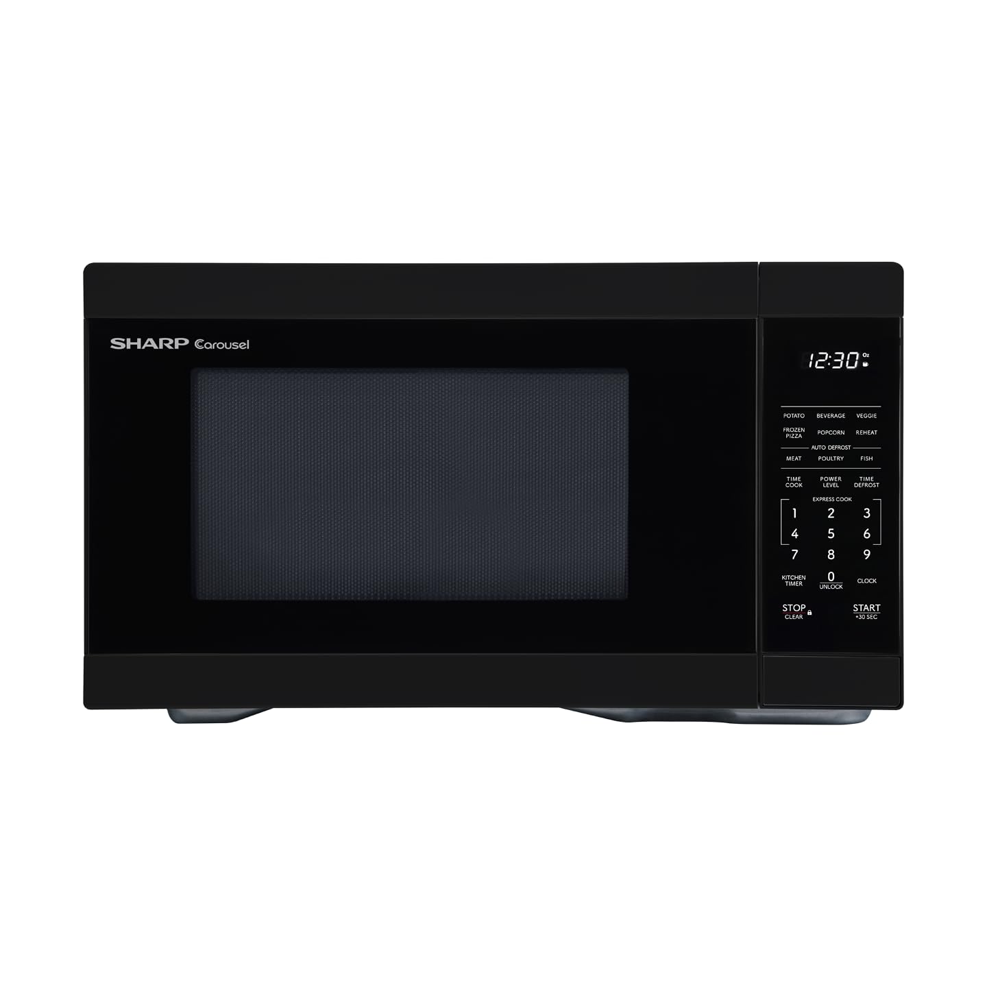 SHARP SMC1161KB 1000W Countertop Microwave Oven with Removable 12.4