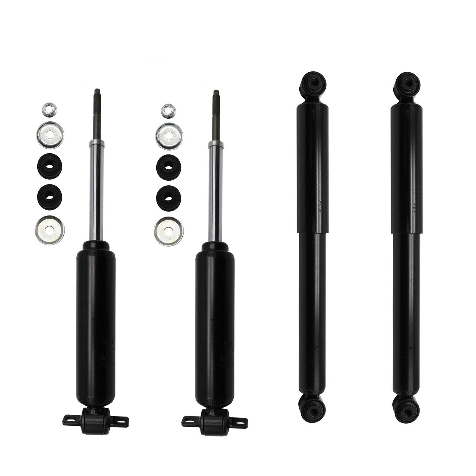 BROSCONE 4-Piece Full Suspension Kit - Shocks & Struts for 1985-2005 Chevy Astro | Durable Replacement Parts for Smoother Ride & Better Handling | Ideal for Off-Roading, Towing & Daily Commuting