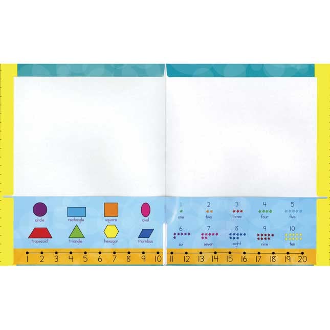 Zaner Bloser Primary Resource Folders - Set of 12 Classroom Organization Folders for Teachers & Students - Perfect for Homework, Lesson Plans & School Supplies Storage