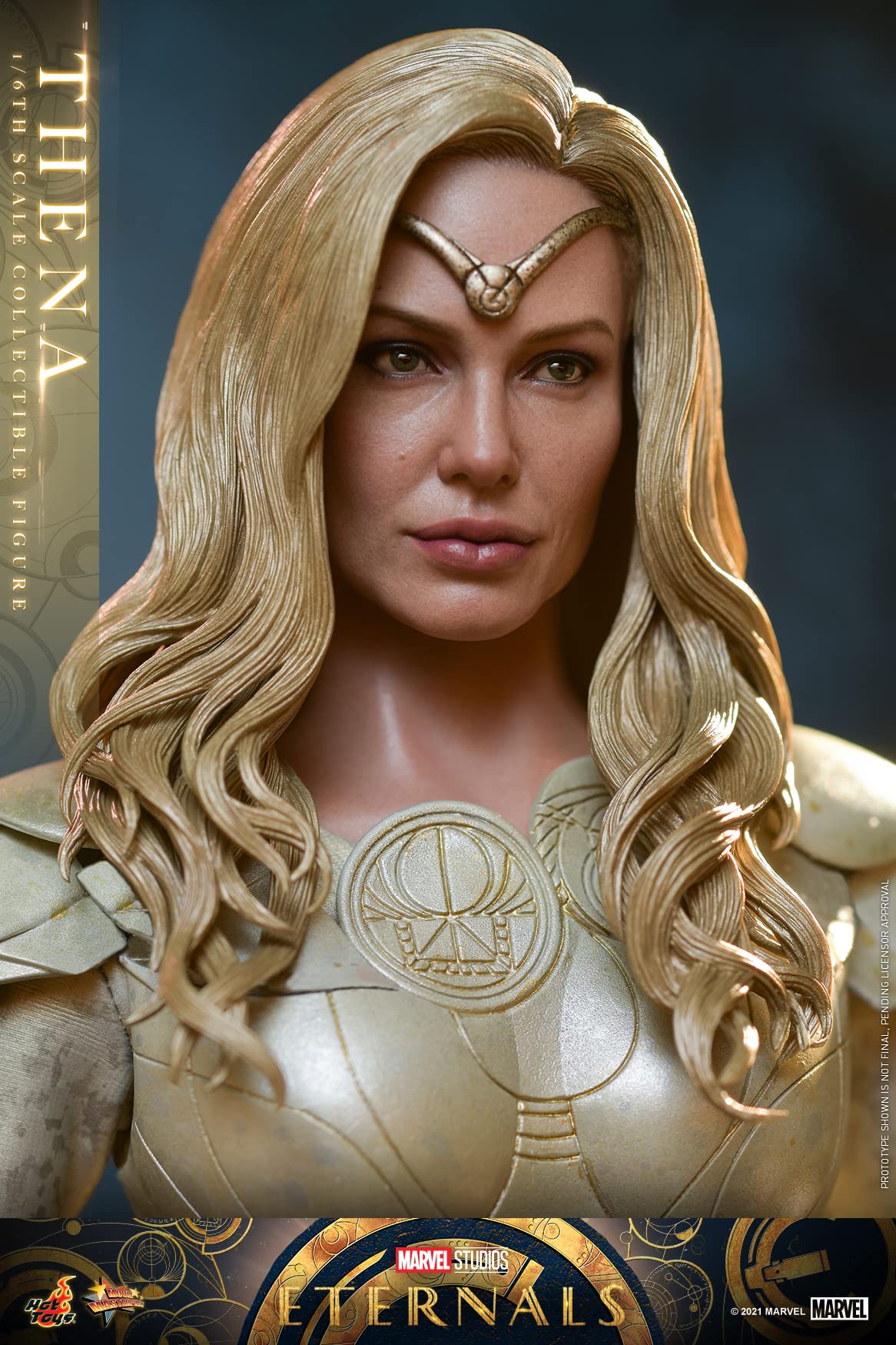 Hot Toys 1:6 Scale Thena Action Figure - Marvel Eternals Movie Collectible for Display & Cosplay