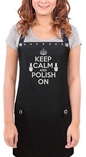 Waterproof Polyurethane Nail Technician Apron - Durable & Comfortable Manicurist Smock for Salon Professionals | Perfect for Nail Art, Gel Polish & Acrylic Applications