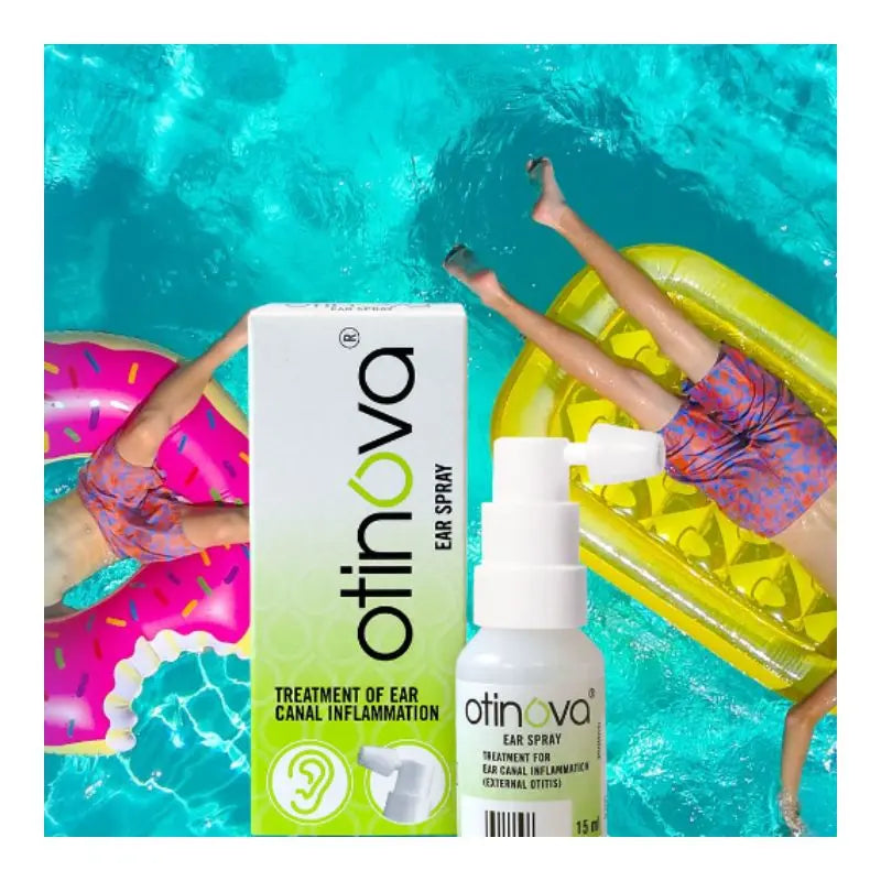 Otinova Ear Spray for Swimmers - Fast Relief for Swimmer's Ear & Trapped Water Removal | Perfect for Swimming, Surfing & Water Sports