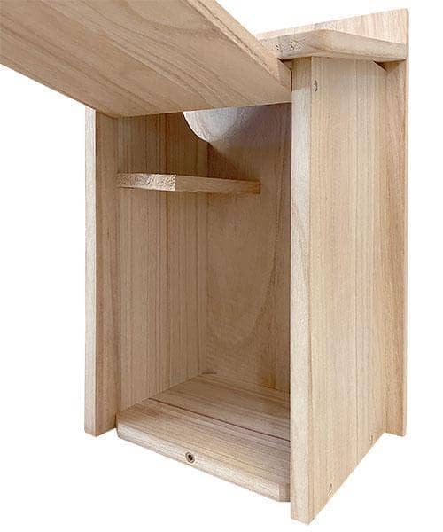Squirrel House for Garden or Yard - Durable Wooden Squirrel Nesting Box for Outdoor Wildlife Habitat - Perfect for Backyard, Park & Nature Conservation