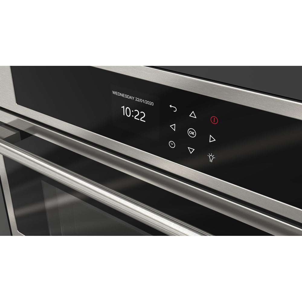 Fulgor Milano 24 Inch 700 Series Built-In Combination Convection Steam Oven - Stainless Steel (Model F7SCO24S1) | Professional Kitchen Appliance for Baking, Roasting & Healthy Cooking