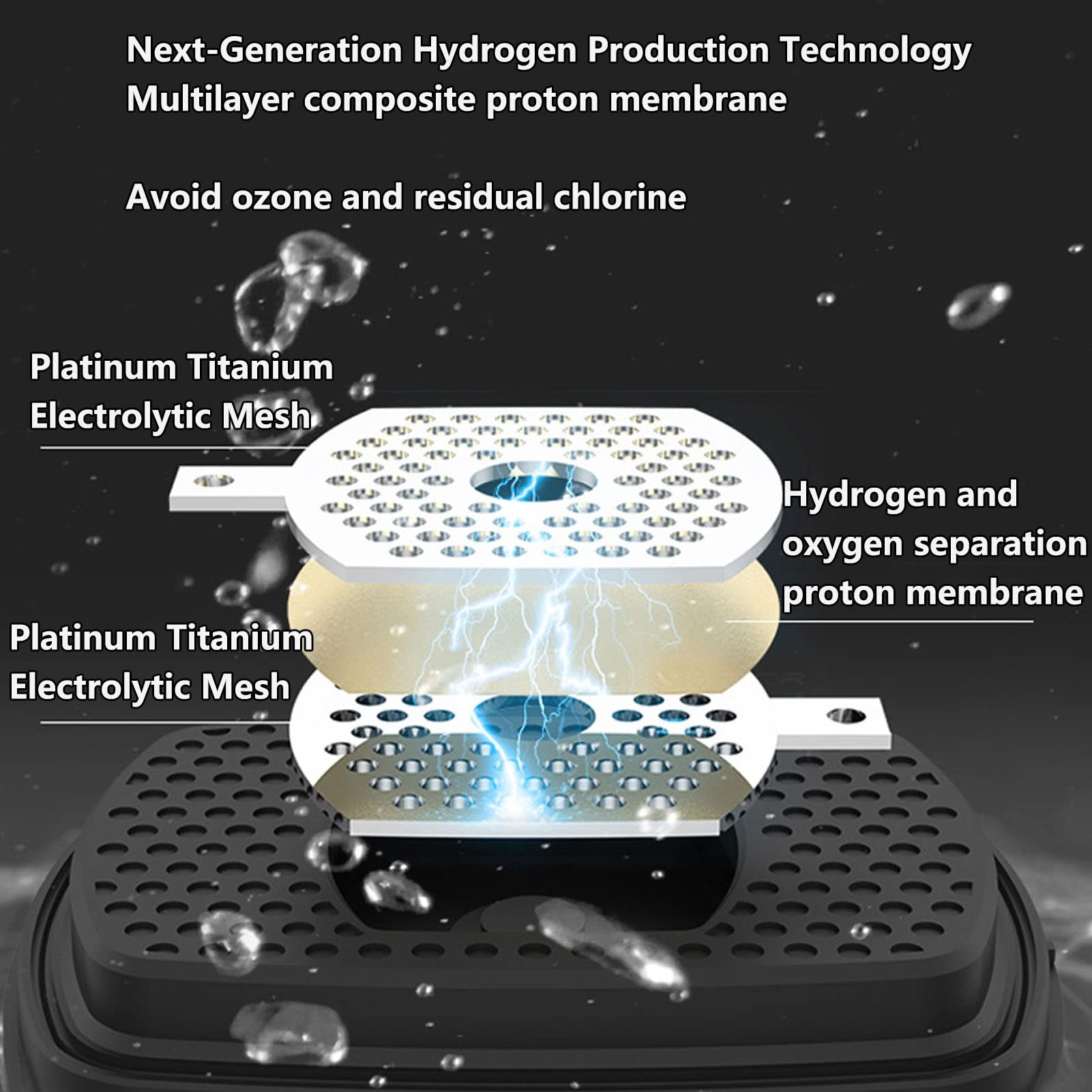 Portable Hydrogen Water Bottle Generator with Inhaler - PEM & SPE Technology for 1500-3000PPB Hydrogen Rich Water (350ml) - Perfect for Travel, Gym & Daily Hydration