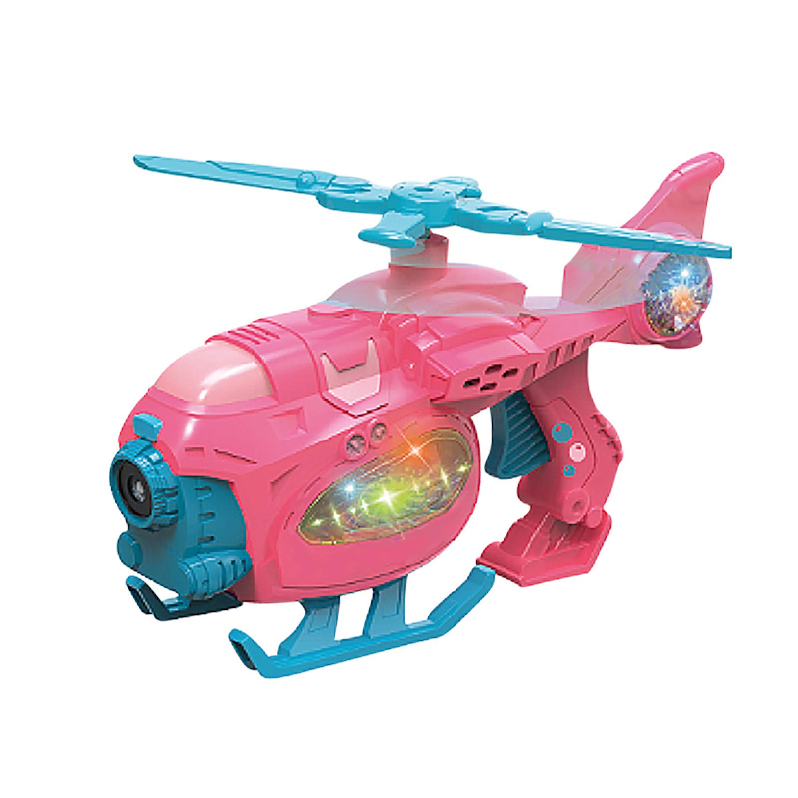 SNLTON Automatic Bubble Blower Machine for Kids - Electric Airplane Bubble Maker with Music & LED Lights, 50mL Bubble Solution - Perfect for Outdoor Play, Birthday Parties & Backyard Fun