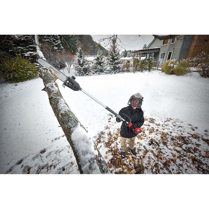 M18 FUEL 18V Brushless Cordless 10-Inch Pole Saw Kit with QUIK-LOK Attachment - 2825 21PS Model - Perfect for Tree Trimming, Landscaping, and Outdoor Yard Maintenance