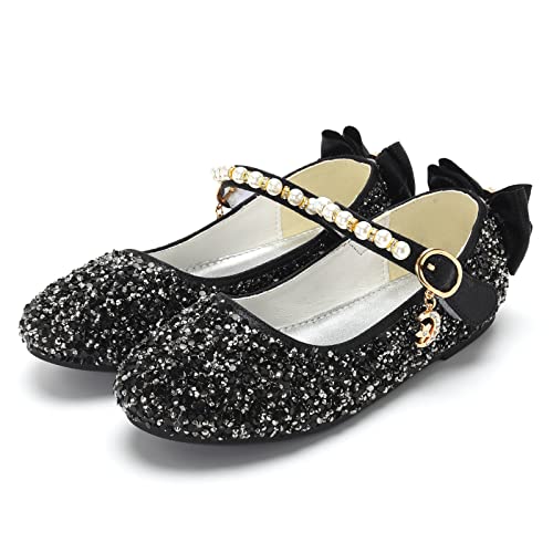 APELPES Girls Mary Jane Ballet Flats for Toddler to Big Kid - School & Party Wear