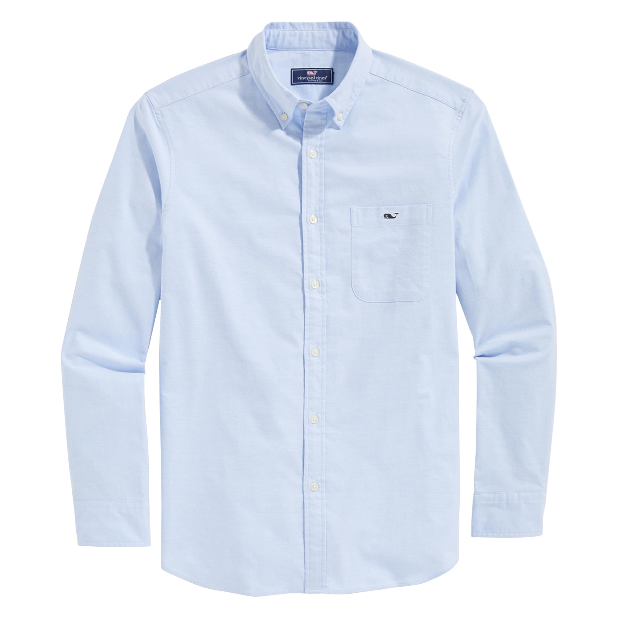 Vineyard Vines Men's Solid Stretch Oxford Shirt - Comfortable Casual Dress Shirt for Office, Business & Formal Occasions