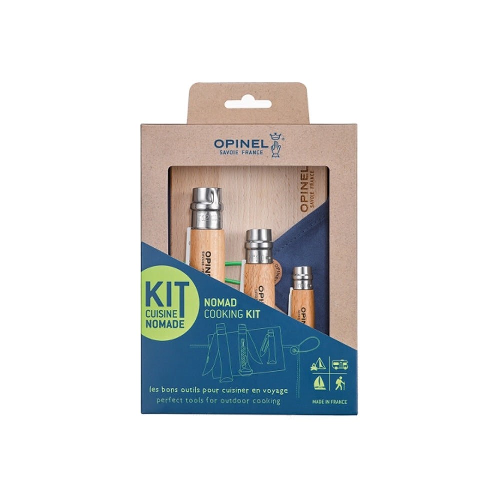 Opinel Nomad Cooking Kit - Compact Outdoor Camping Cookware Set for Hiking, Backpacking & Survival - Perfect for Campers & Adventurers