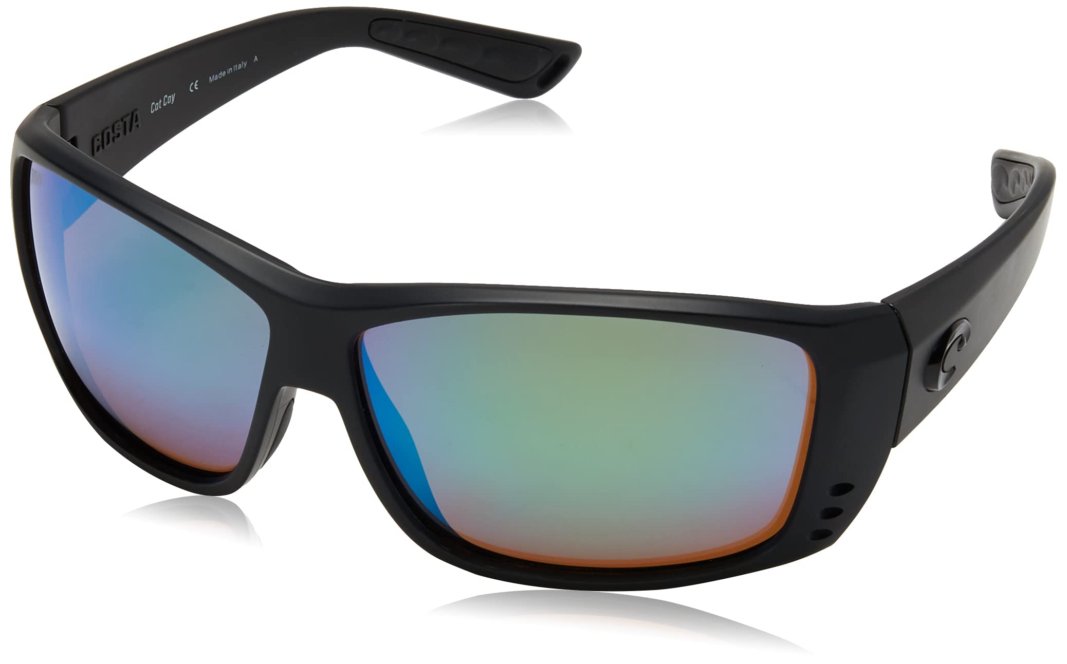 Costa Del Mar Men's Cat Cay Rectangular Polarized Sunglasses - UV Protection for Fishing, Driving & Outdoor Activities
