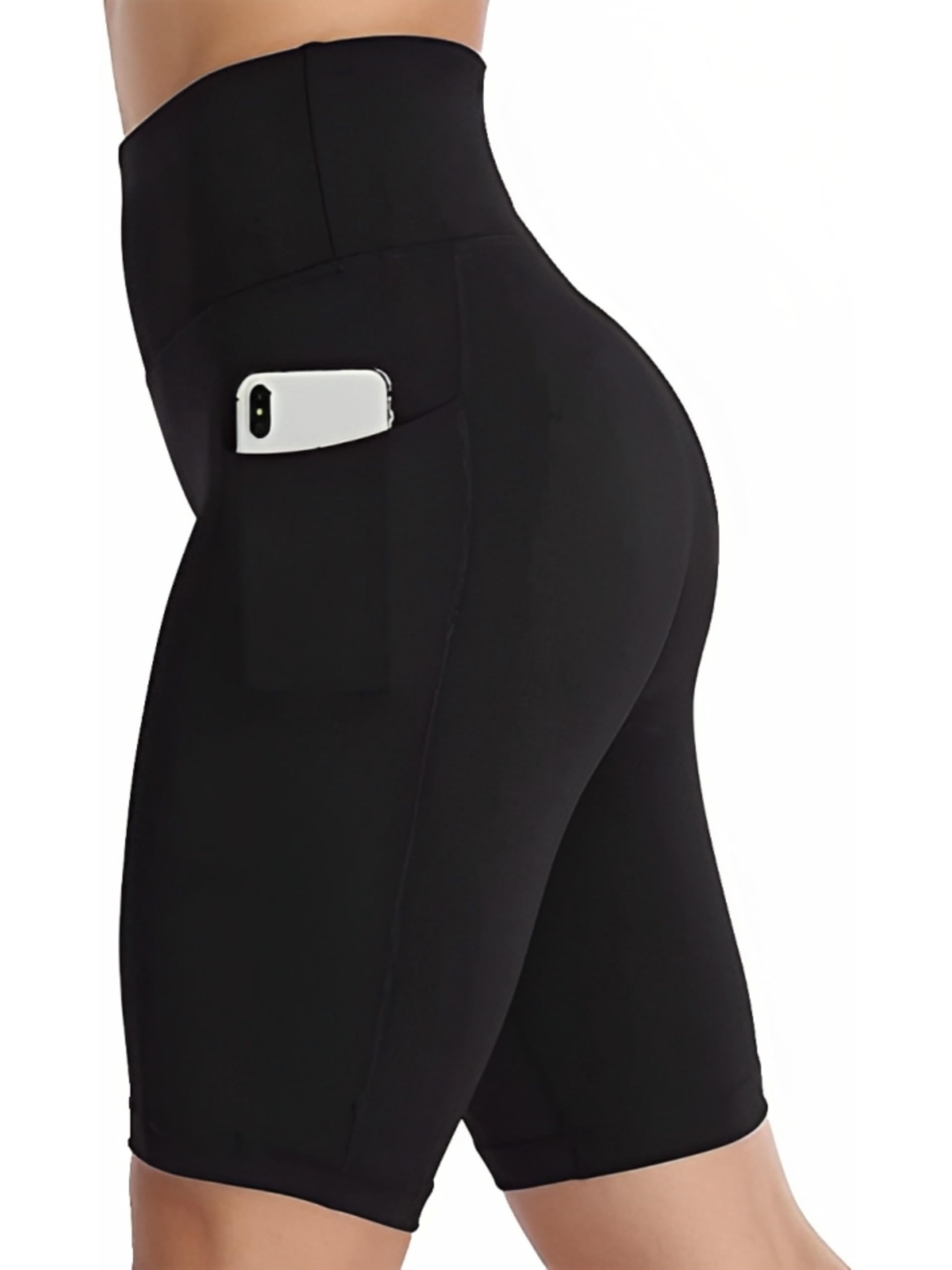 KASHIKAY CREATION High Waist Workout Shorts for Women - Gym Yoga Cycling Running Activewear with Pockets - Perfect for Fitness, Sports & Casual Wear