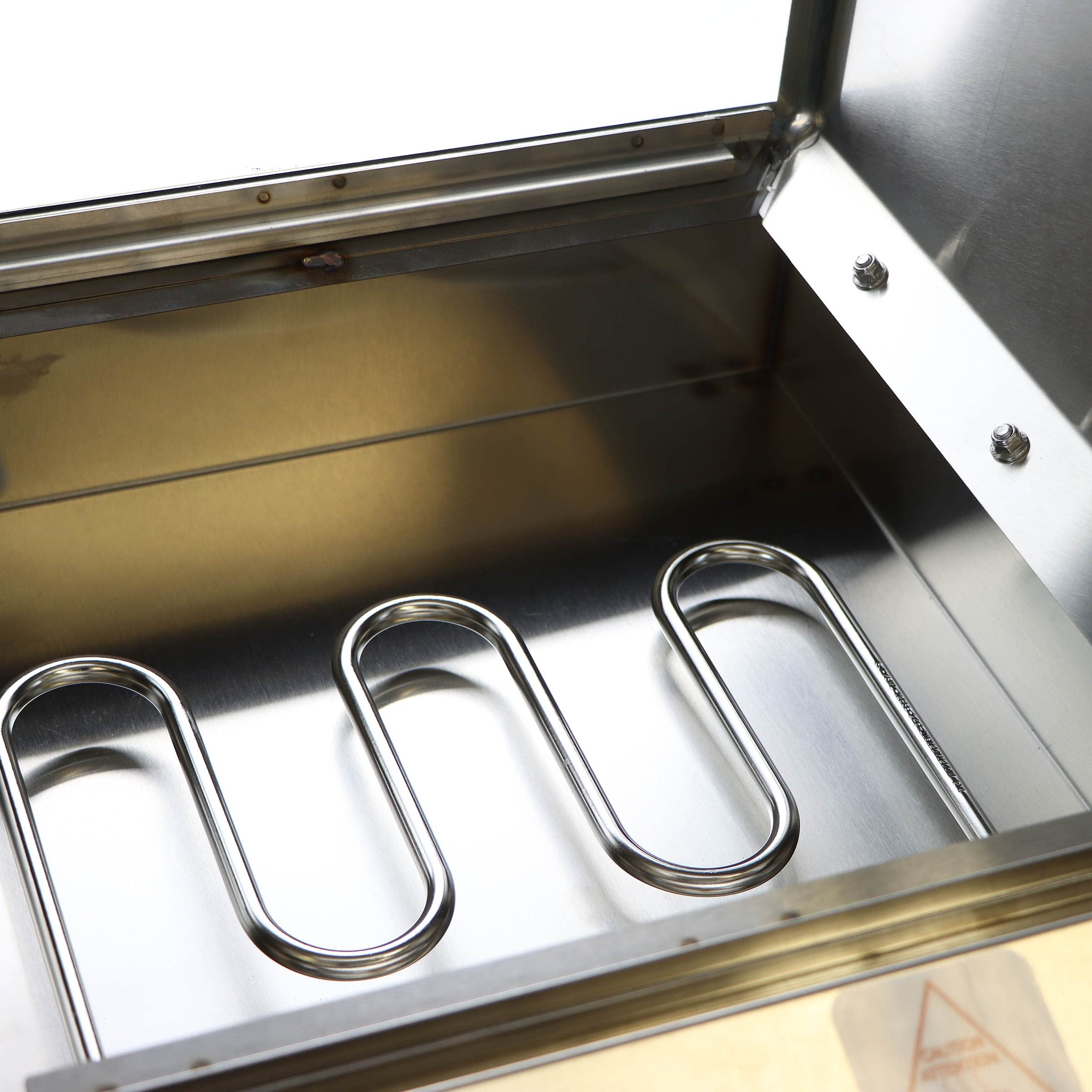 Paragon 8020 Red Hot Dog Steamer - Commercial Grade Hot Dog Warmer for Restaurants, Food Trucks & Concession Stands