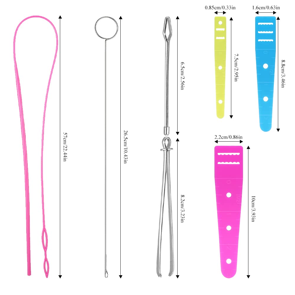 Neikafan 11-Piece Loop Turner Sewing Kit - Flexible Drawstring Threader Set for Easy String Replacement | Embroidery, Beading, DIY Crafts & Knitting Tools | Perfect for Sewing Projects, Clothing Repair & Crafting Accessories