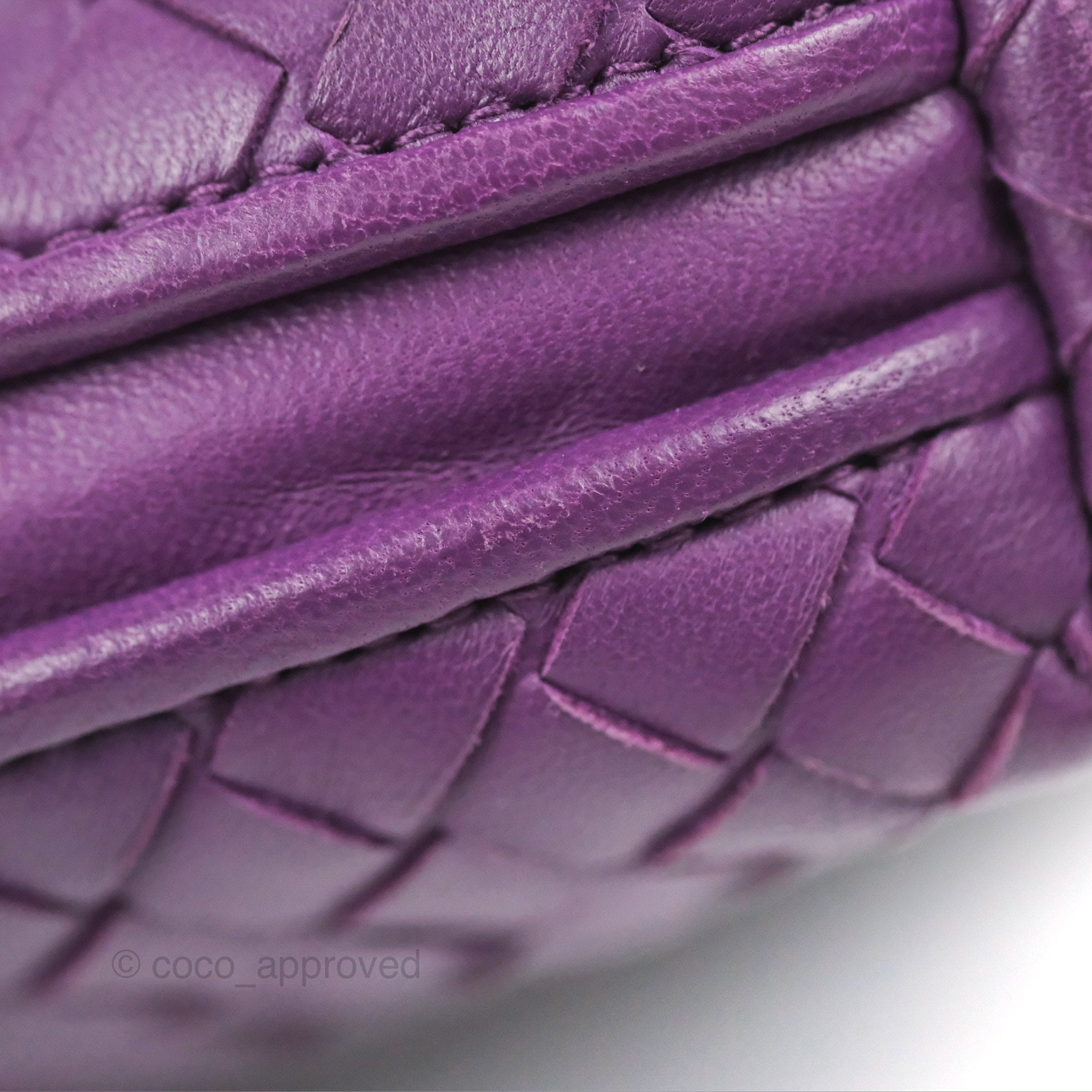 Bottega Veneta Intrecciato Leather Crossbody Bag in Purple | Luxury Designer Handbag for Women | Perfect for Everyday Use, Travel & Special Occasions