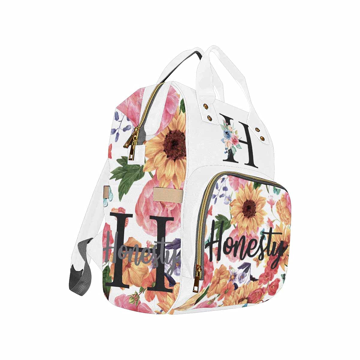 **Personalized Diaper Backpack for Moms - Custom Name Baby Bag, Waterproof Multifunctional Nursing Travel Backpack for Boys & Girls - Perfect Gift for New Moms, Daycare & Family Outings**