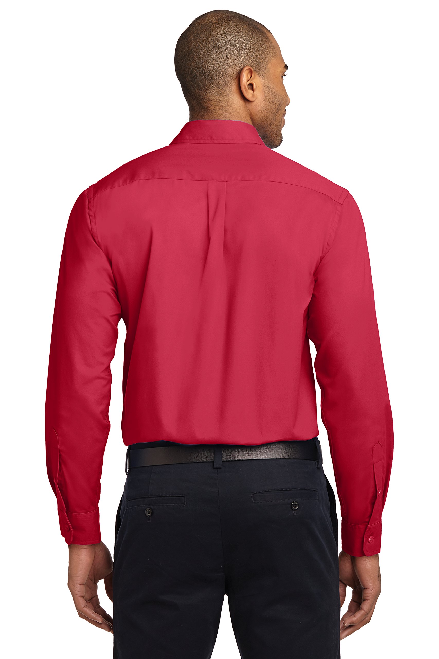 Port Authority Men's Tall Long Sleeve Easy Care Dress Shirt - Comfortable Business Casual Workwear for Office & Professional Events