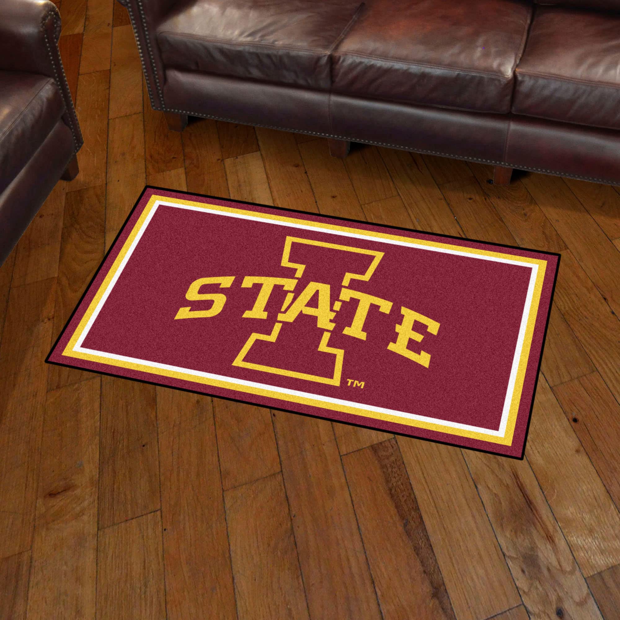 FANMATS 26900 NCAA Iowa State Cyclones 3ft x 5ft Plush Area Rug - Soft Sports Fan Rug for Home Decor, Game Room, Dorm & Tailgating | Perfect for Living Room, Bedroom & Fan Cave Decor