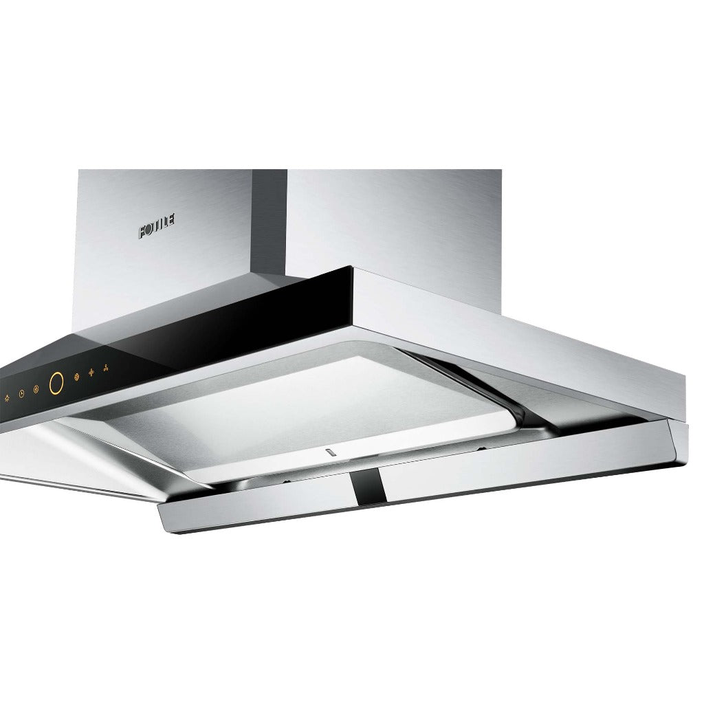 Fotile EMS9026 36-Inch 1000 CFM Stainless Steel Wall Mount Range Hood with Touchscreen Control - Perfect for Modern Kitchens & Open-Concept Homes