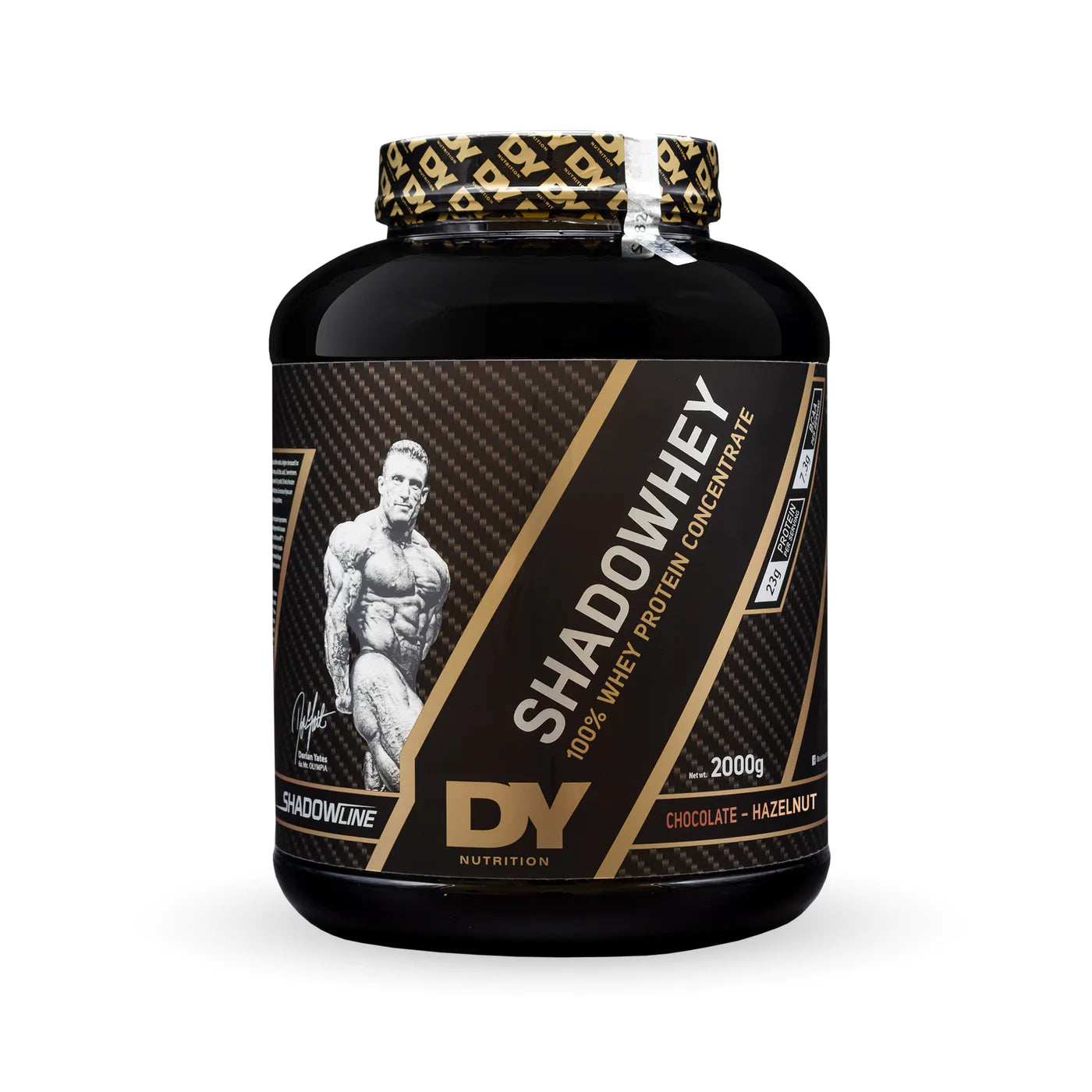 Dorian Yates DY Nutrition Shadowhey Protein Concentrate 2kg - Premium Muscle Building & Recovery Supplement for Athletes & Bodybuilders | Post-Workout & Meal Replacement