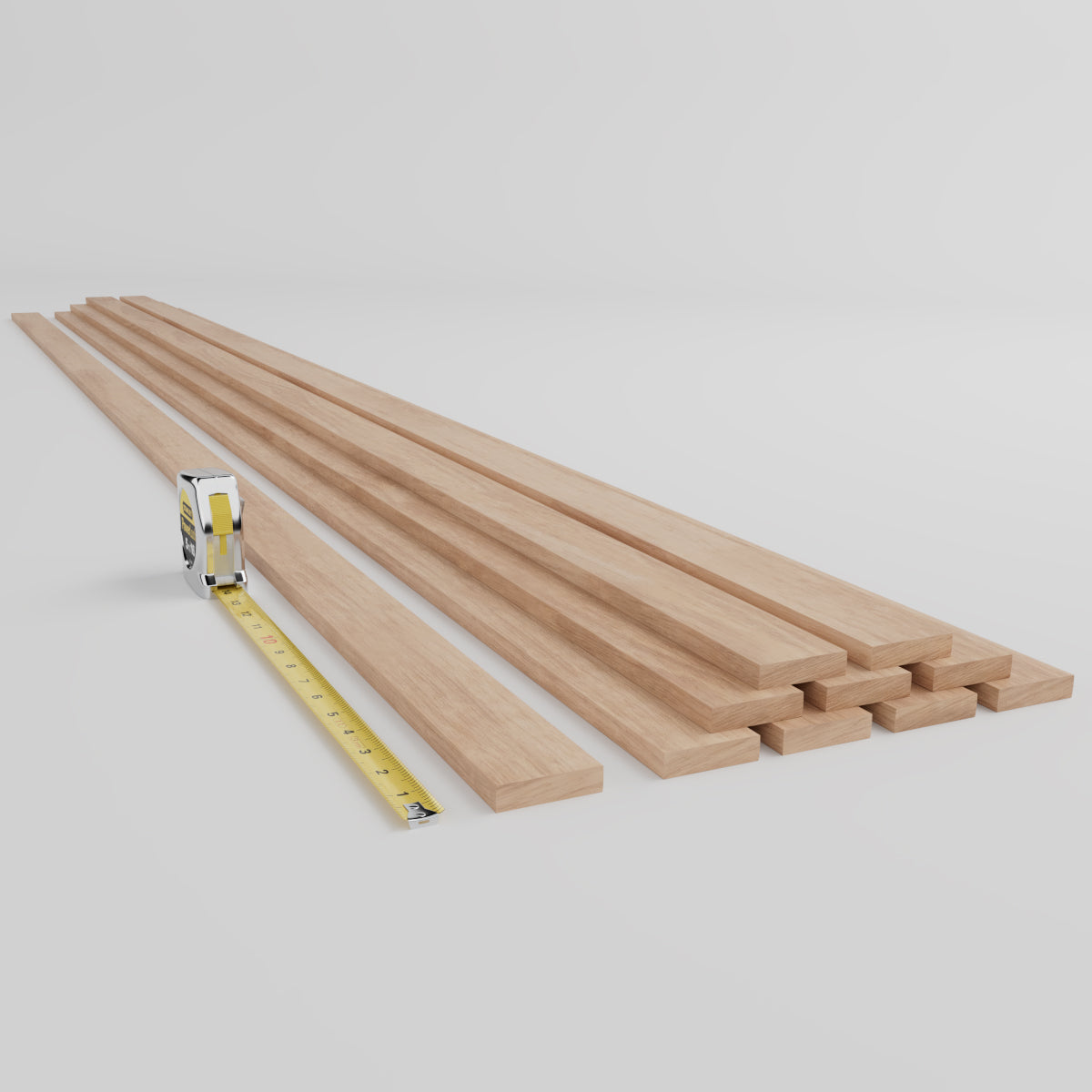 Premium Stain-Grade Hardwood Slats - Traditional Solid Wood Slats for DIY Furniture, Bed Frames & Home Decor Projects - Perfect for Rustic, Farmhouse & Modern Interior Design Styles