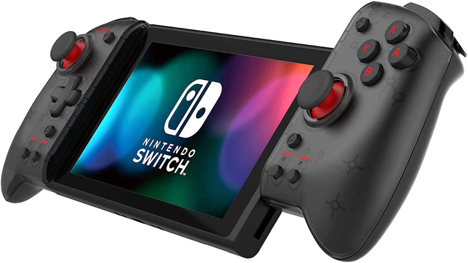 HORI Split Pad Pro Ergonomic Controller Set for Nintendo Switch - Officially Licensed by Nintendo - Handheld & Wired Gaming - Perfect for Travel, Commuting & Long Gaming Sessions