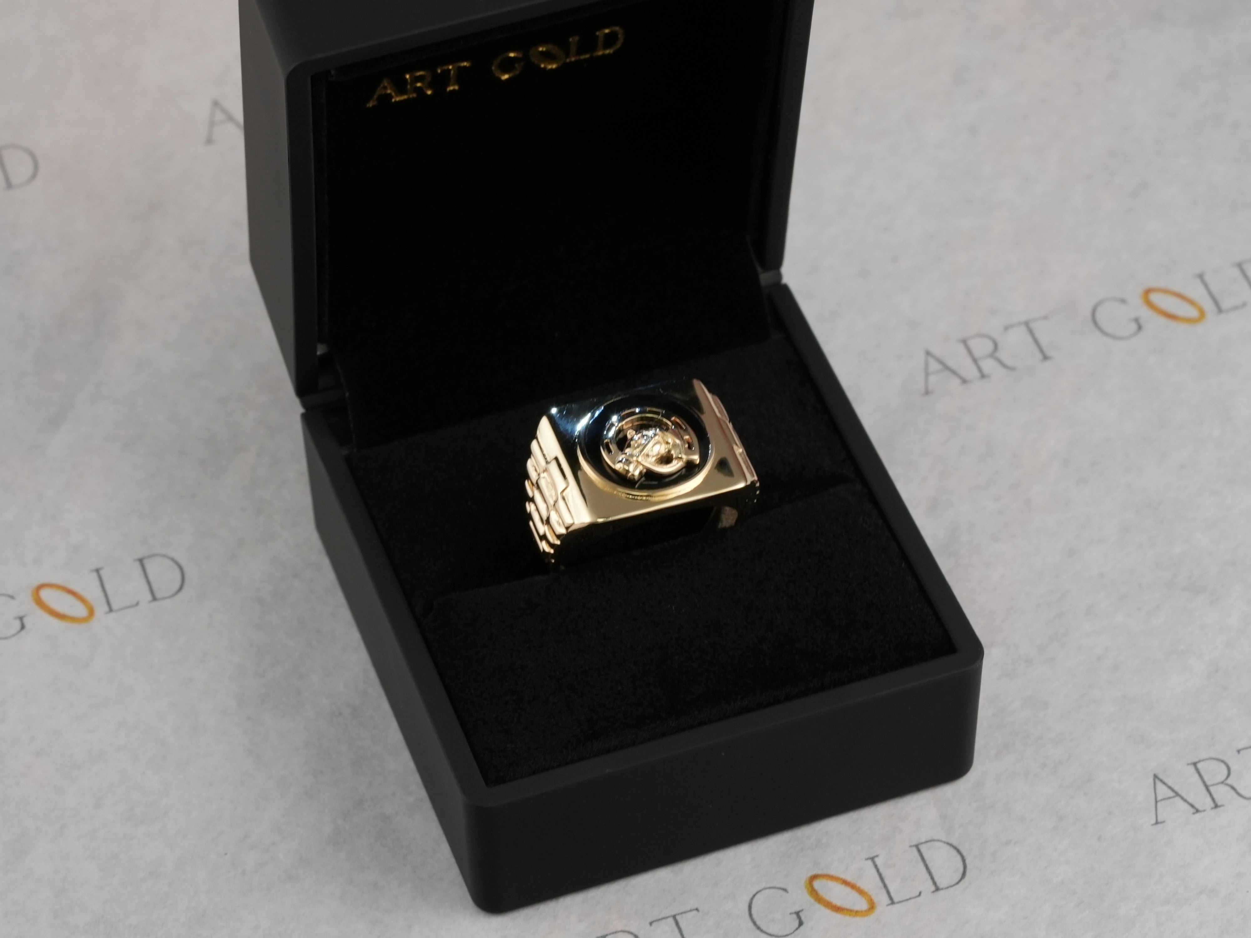 18kg Onix Horse Shoes Ring - 8.5g Heavy Duty Equestrian Jewelry for Men & Women - Perfect for Horse Lovers, Riders, and Western Fashion Enthusiasts