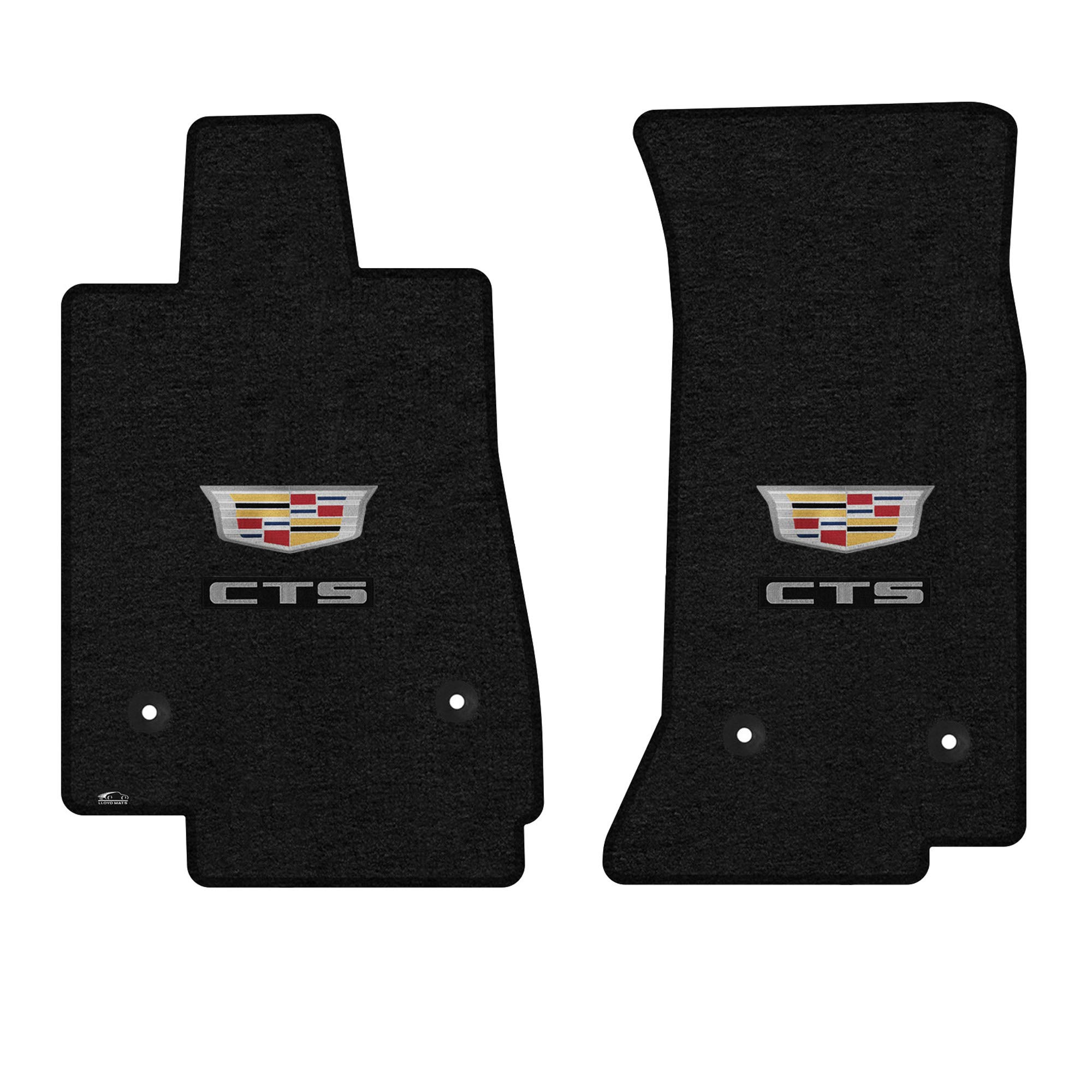 Premium Custom-Fit Carpeted Floor Mats for 2015 Cadillac CTS Sedan - Luxury Car Floor Liners (2-Piece Set, Charcoal) | All-Weather Protection & Enhanced Interior Style