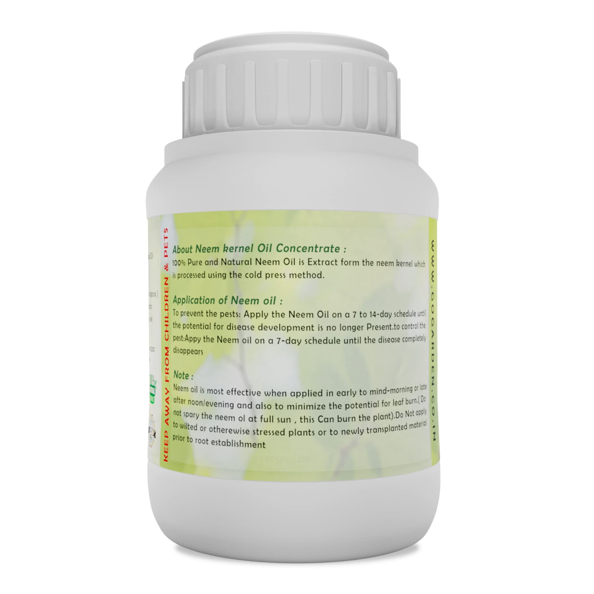 Organic Cold-Pressed Neem Oil for Plants - 100% Pure Water Soluble Neem Oil Concentrate for Indoor & Outdoor Plants - Natural Pest Control for Aphids, Spider Mites & Whiteflies - Promotes Healthy Plant Growth - Ideal for Home Gardening, Flowers, Vegetables & Houseplants (100ml) - Perfect for Organic Gardening & Eco-Friendly Pest Management
