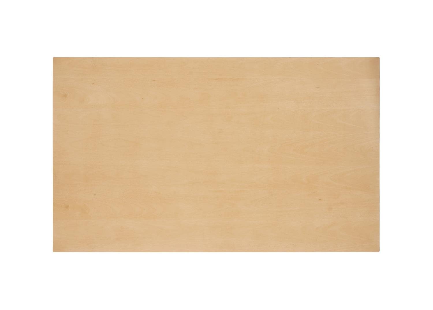 Powell Cadence Solid Wood Dining Table - Natural Finish - Modern Farmhouse Style for Kitchen, Dining Room & Entertaining