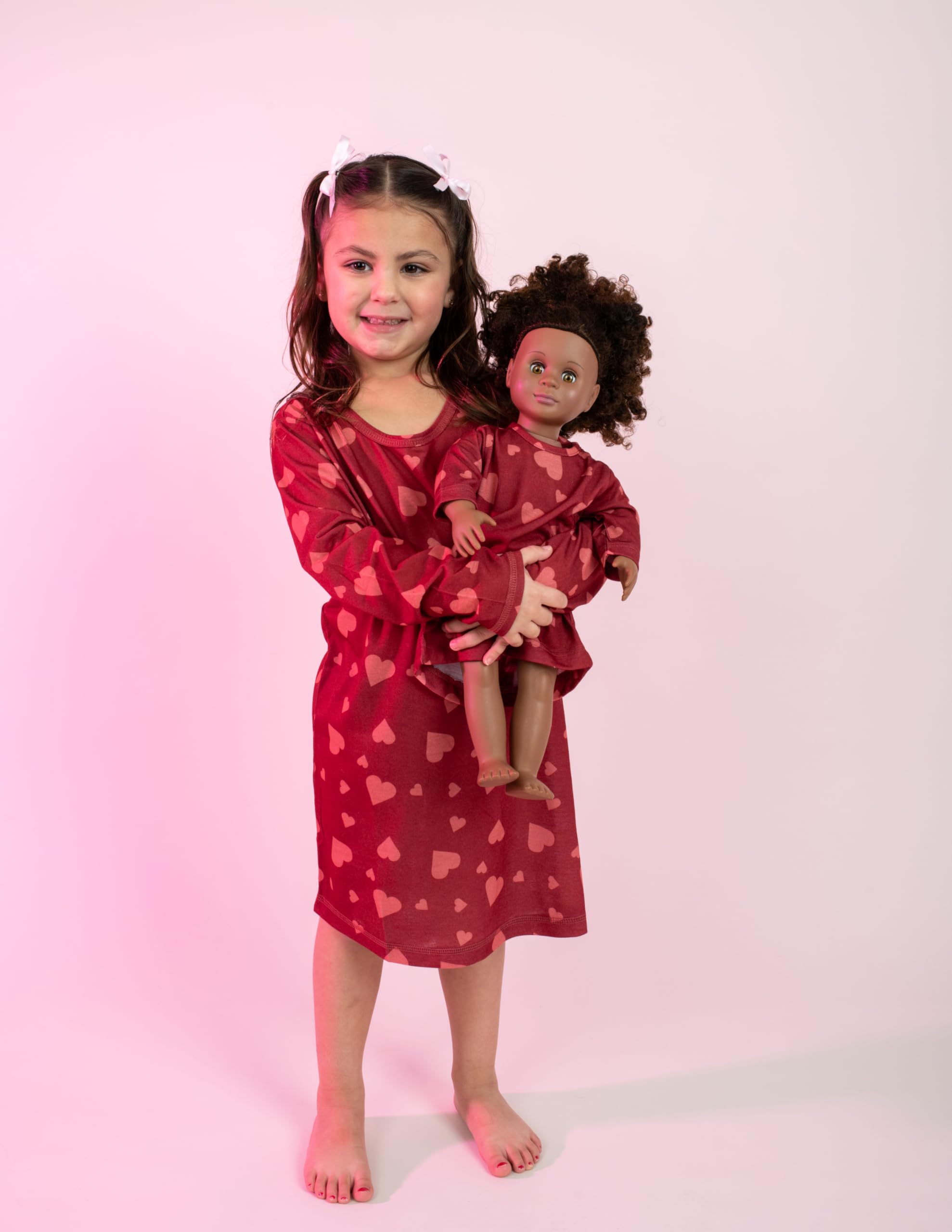 Unicorn Sleepwear for Girls 4-14 Years | Matching Doll Pajama Set for Bedtime & Playtime