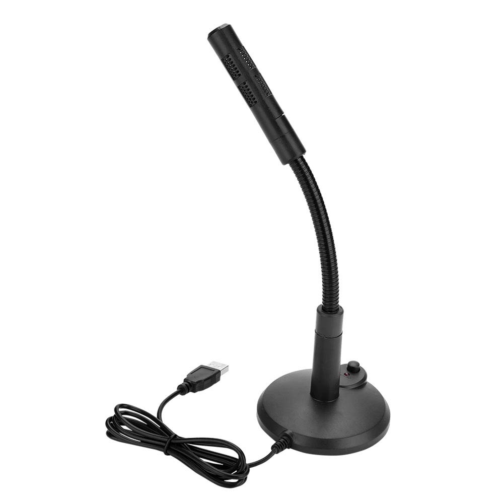 Professional USB Microphone for PC & Computer - Omnidirectional Plug & Play Condenser Mic for Recording, Podcasting, Gaming, Zoom Calls & Online Chatting - Perfect for Home Office, Streaming & Voiceovers