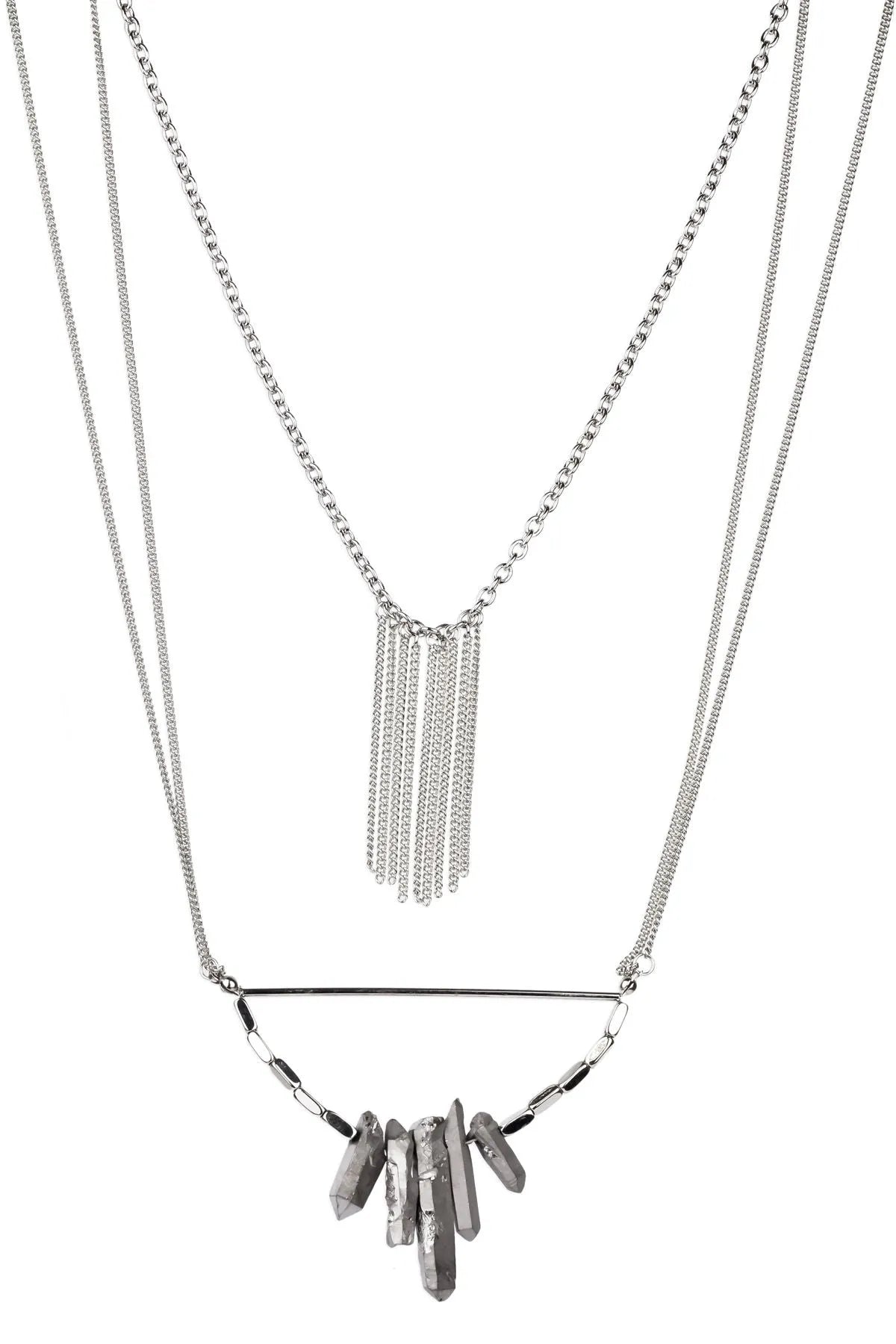 Boho Layered Chain Necklace for Women - Trendy Bohemian Jewelry for Everyday Wear & Layering | Perfect for Casual Outfits, Festivals, and Beach Vacations