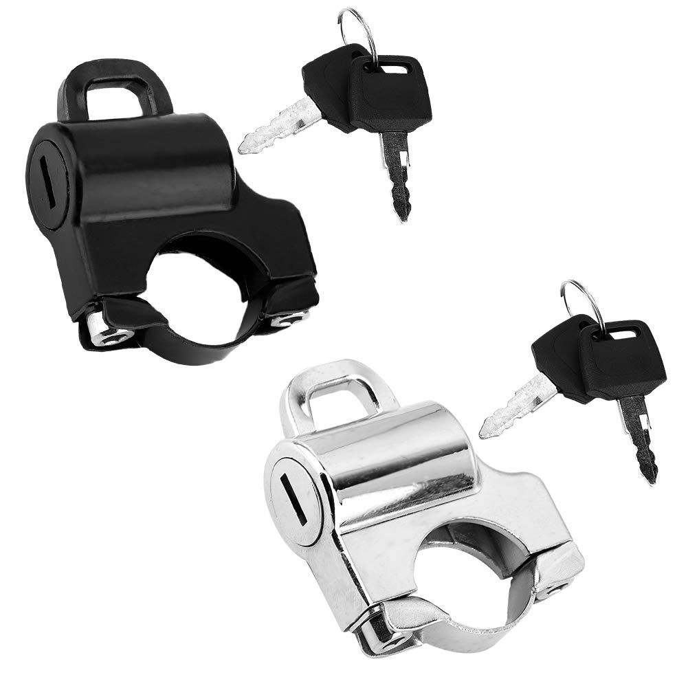 Universal 22mm Motorcycle Helmet Lock - Anti-Theft Security for ATV & Dirt Bike Riding