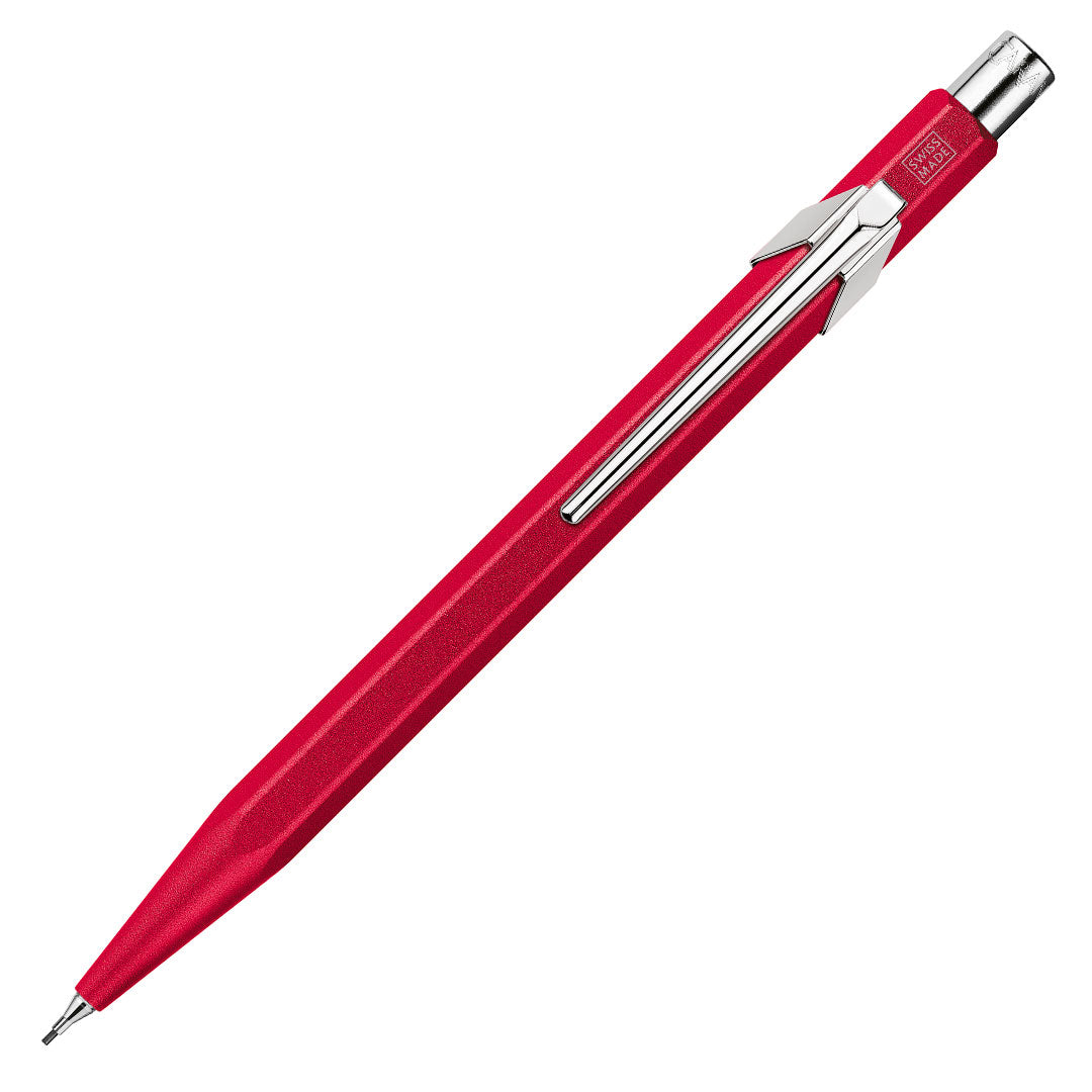 Caran d'Ache 844 Colormat X Mechanical Pencil - 0.7mm Drafting Pencil with Slimpack Red Design for Artists, Architects & Students - Perfect for Sketching, Technical Drawing & Note Taking