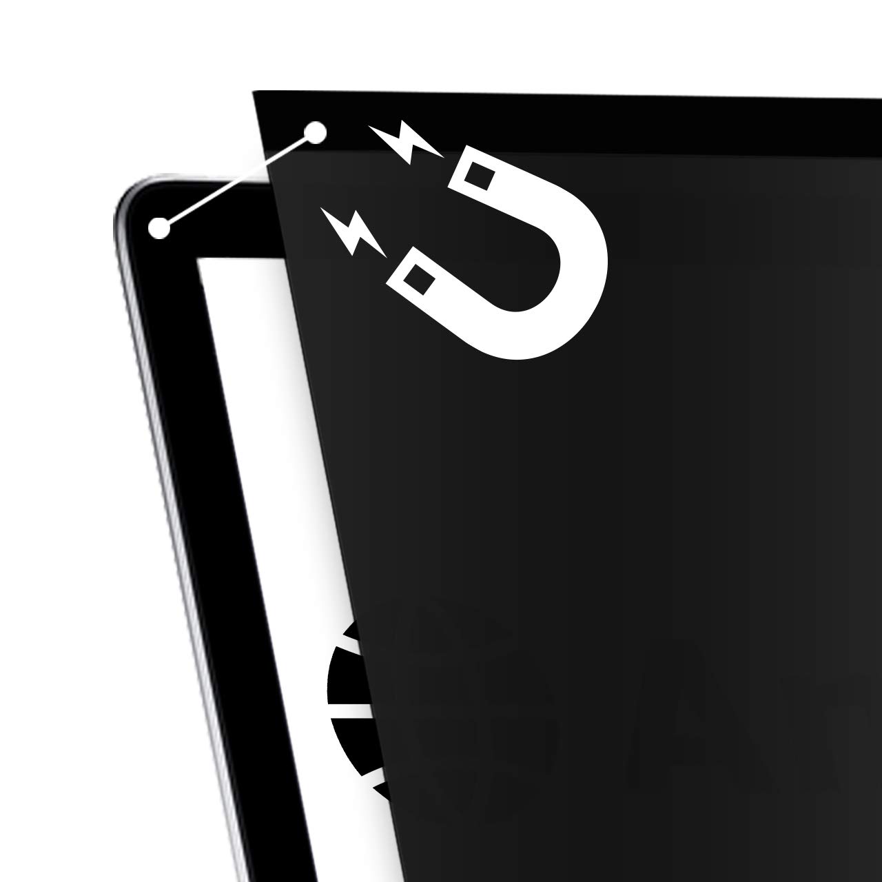 Anti-Spy Privacy Screen Protector for MacBook Pro 13 Inch (2020-2024) - Magnetic Webcam Cover & Anti-Glare Film - Compatible with Apple MacBook Pro 13