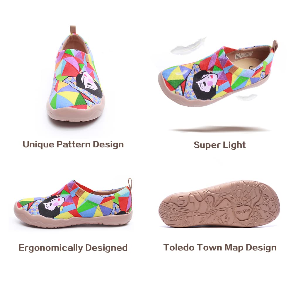 UIN Women's Comfortable Walking Loafers - Lightweight Slip-On Flats for Travel, Work & Everyday Wear