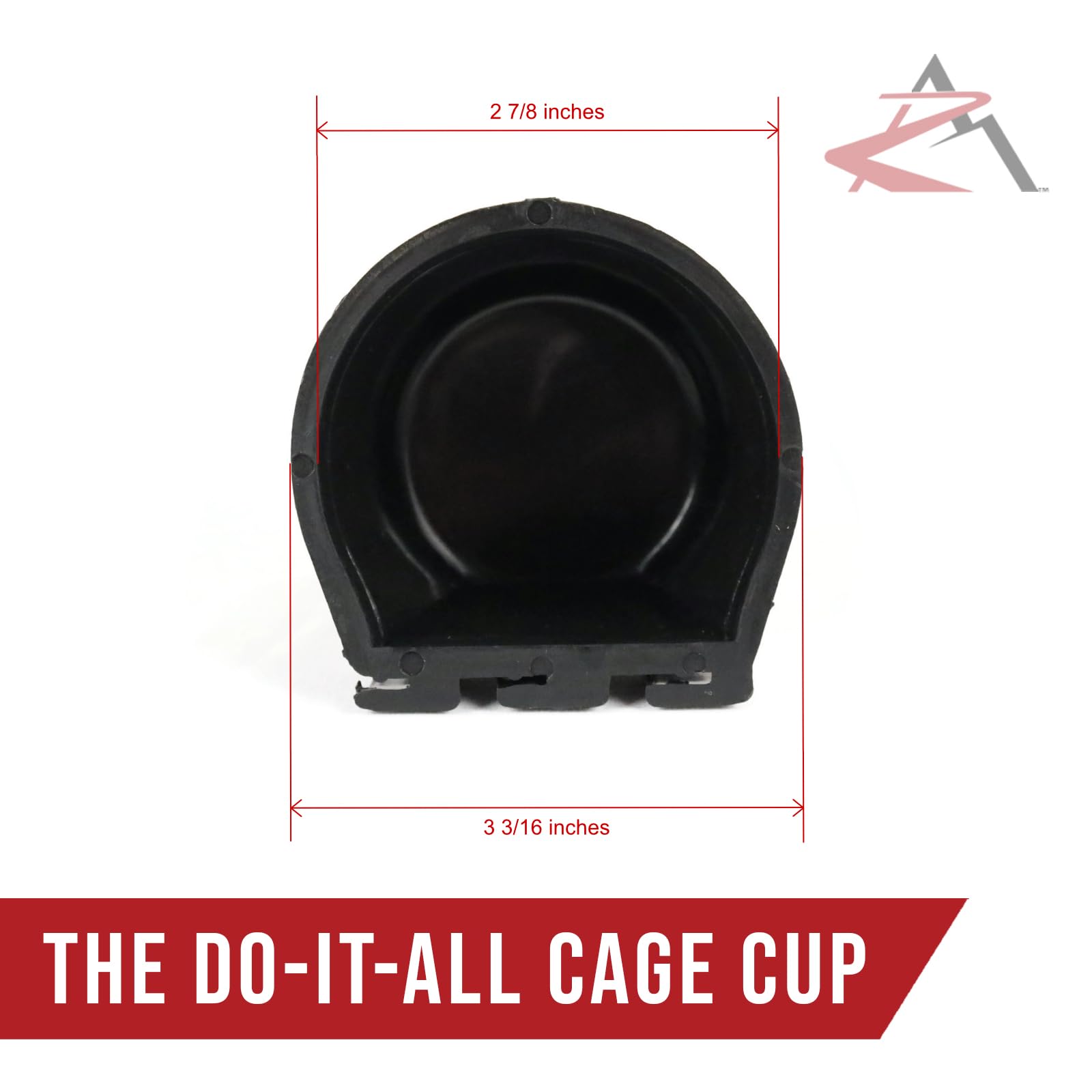 8-Pack Black Plastic Cage Bowls for Pets & Farm Animals - Durable Feeding Bowls for Dogs, Cats, Rabbits