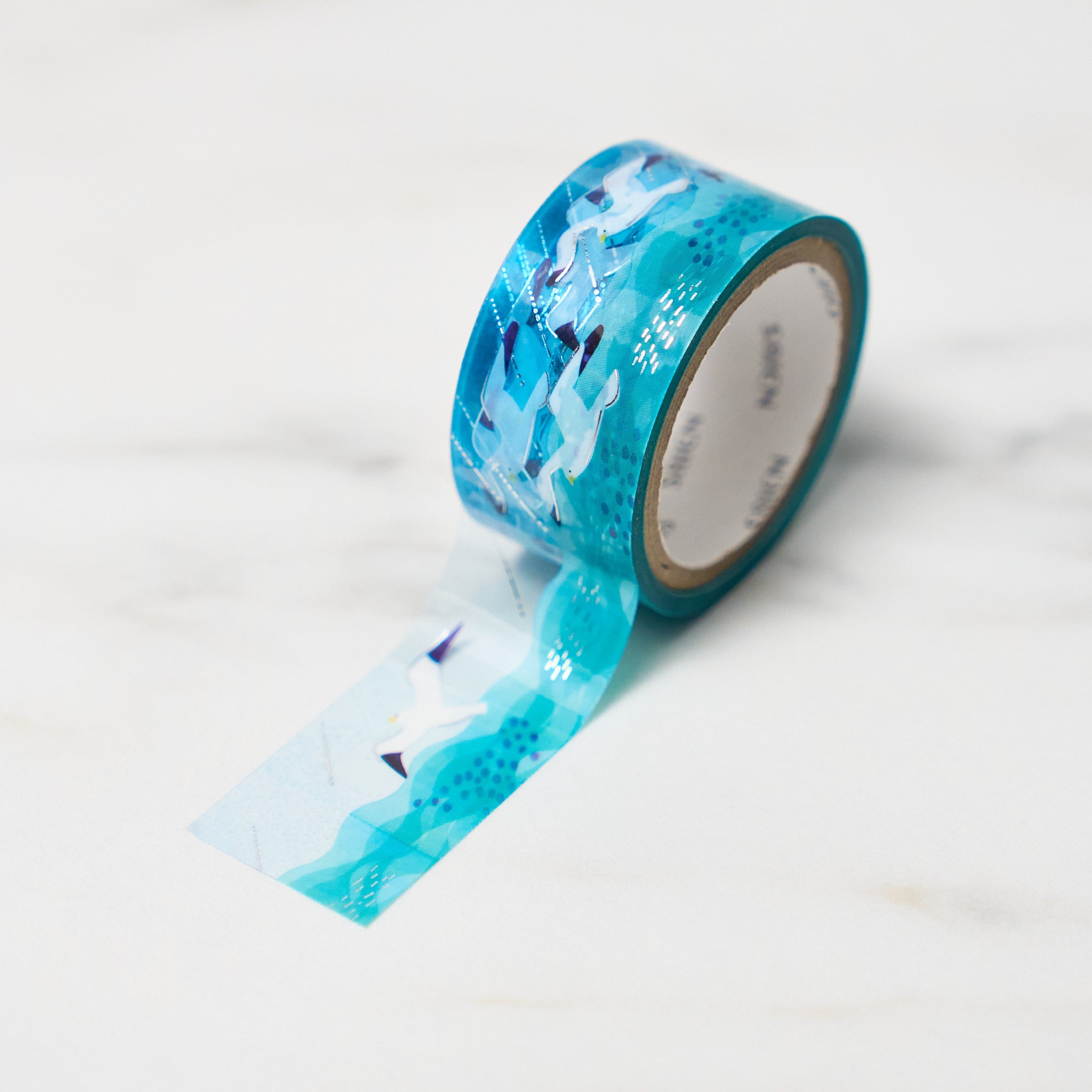 SAIEN 20mm Clear Foil Masking Tape - Seasons Series for Crafts, Painting & DIY Projects | High-Quality Adhesive for Home & Office Use