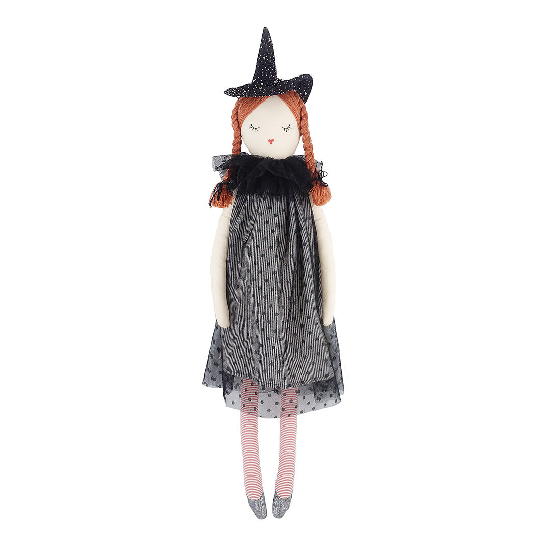 Tabitha Witch Doll - Handcrafted Collectible for Halloween Decor & Witchcraft Altar - Perfect for Spooky Home Decor, Witch Lover Gifts & Themed Parties