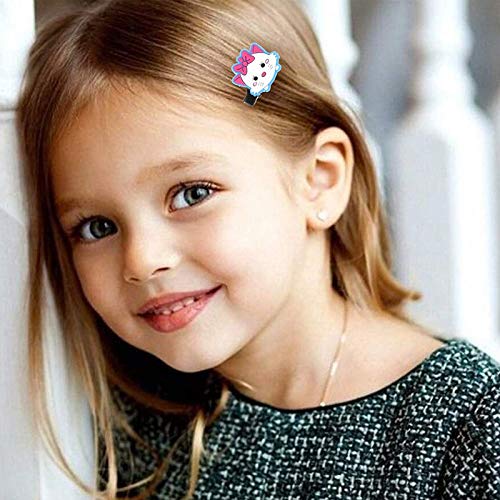 10 Pcs Cute Baby Hair Clips - Ice Cream & Unicorn Hair Barrettes for Girls, Infants, Toddlers & Teens - Perfect for Parties, School & Daily Styling