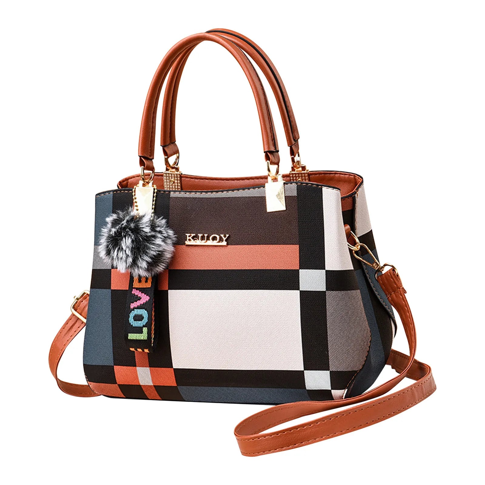 Luxury Designer Handbags for Women - European & American Style Crossbody Shoulder Bag - Nylon Fashion Purse for Daily Use, Travel & Shopping