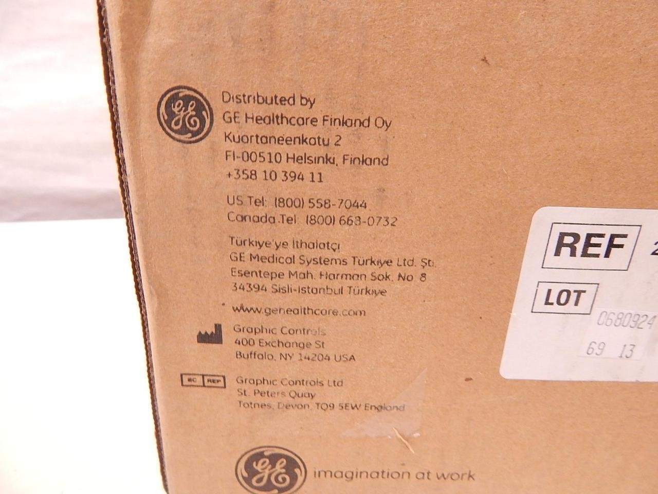 GE Medical Systems 2297266 Chart Paper - VSD 50mm No Grid, 100' Length, 48 Rolls per Case (Part# 2009828-046) | Ideal for Medical Equipment, Patient Monitoring & Diagnostic Use