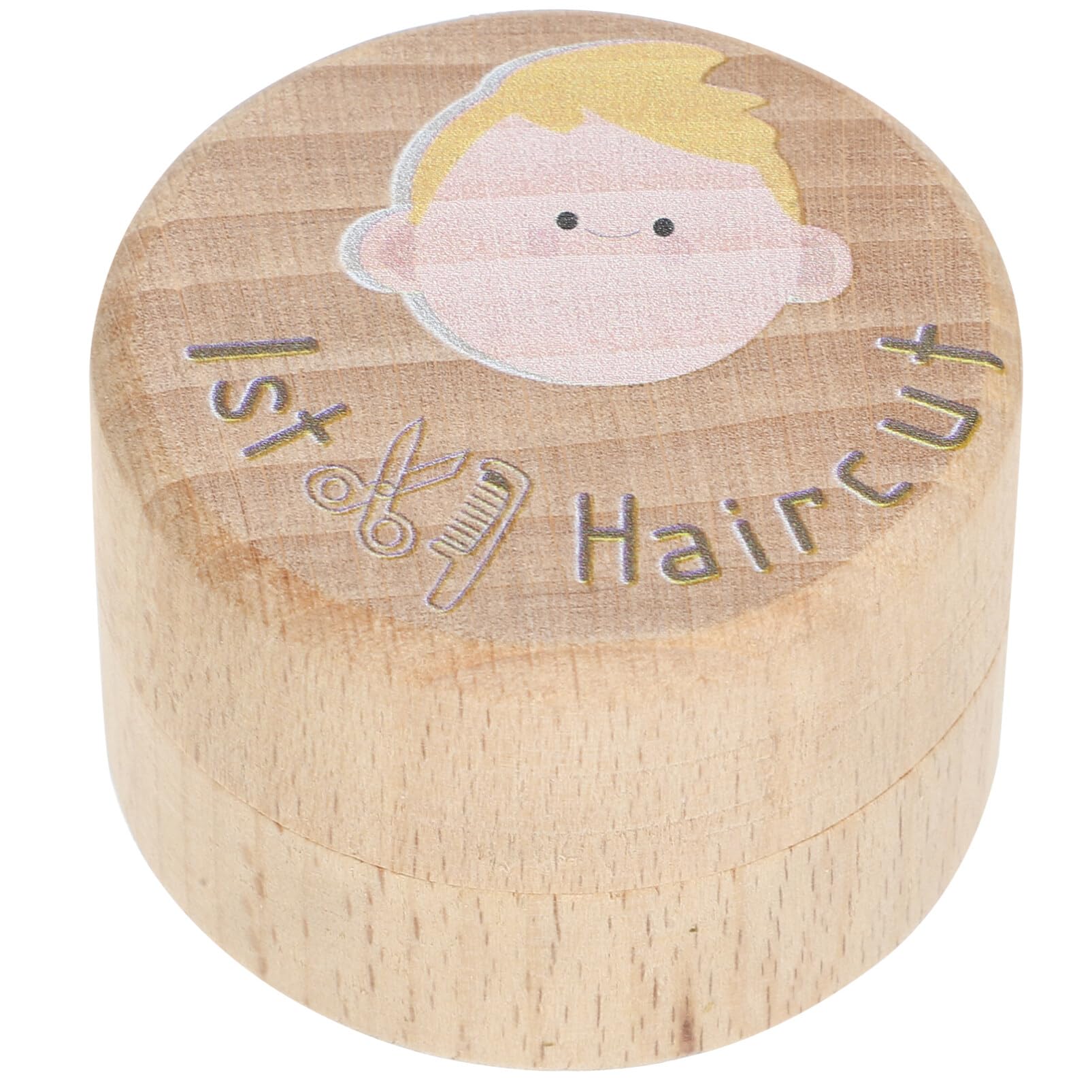 Baby's First Haircut and Tooth Keepsake Box - Wooden Memory Box for First Haircut, Baby Teeth & Tooth Fairy Gifts - Perfect for Newborns, Christening, and Milestone Celebrations