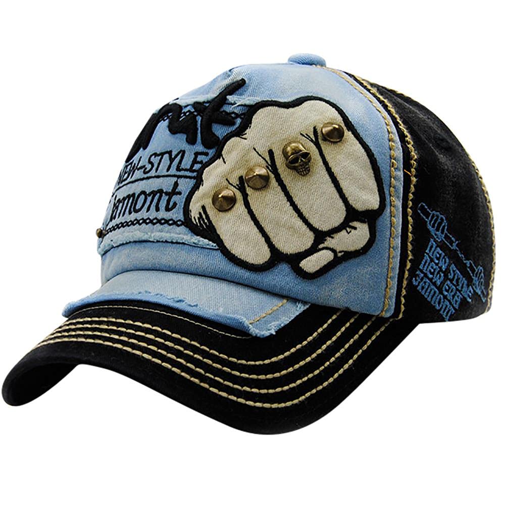 LISfsa Embroidered Summer Rivet Baseball Cap - Lightweight Casual Hat for Men & Women, Hip Hop Fashion Accessory - Perfect for Outdoor Activities, Sports, and Streetwear