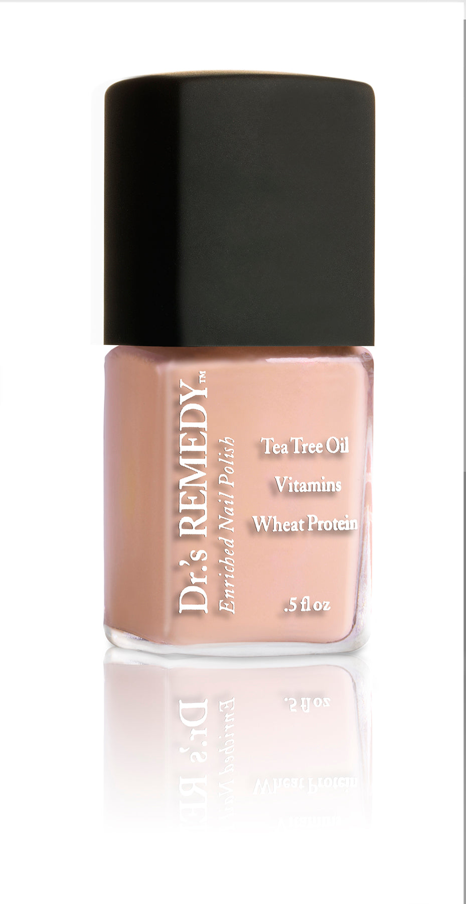 Dr.'s Remedy NURTURE Nude Pink Nail Polish - 0.5 fl oz Vegan & 17-Free Formula - Perfect for Everyday Wear, Weddings & Professional Occasions