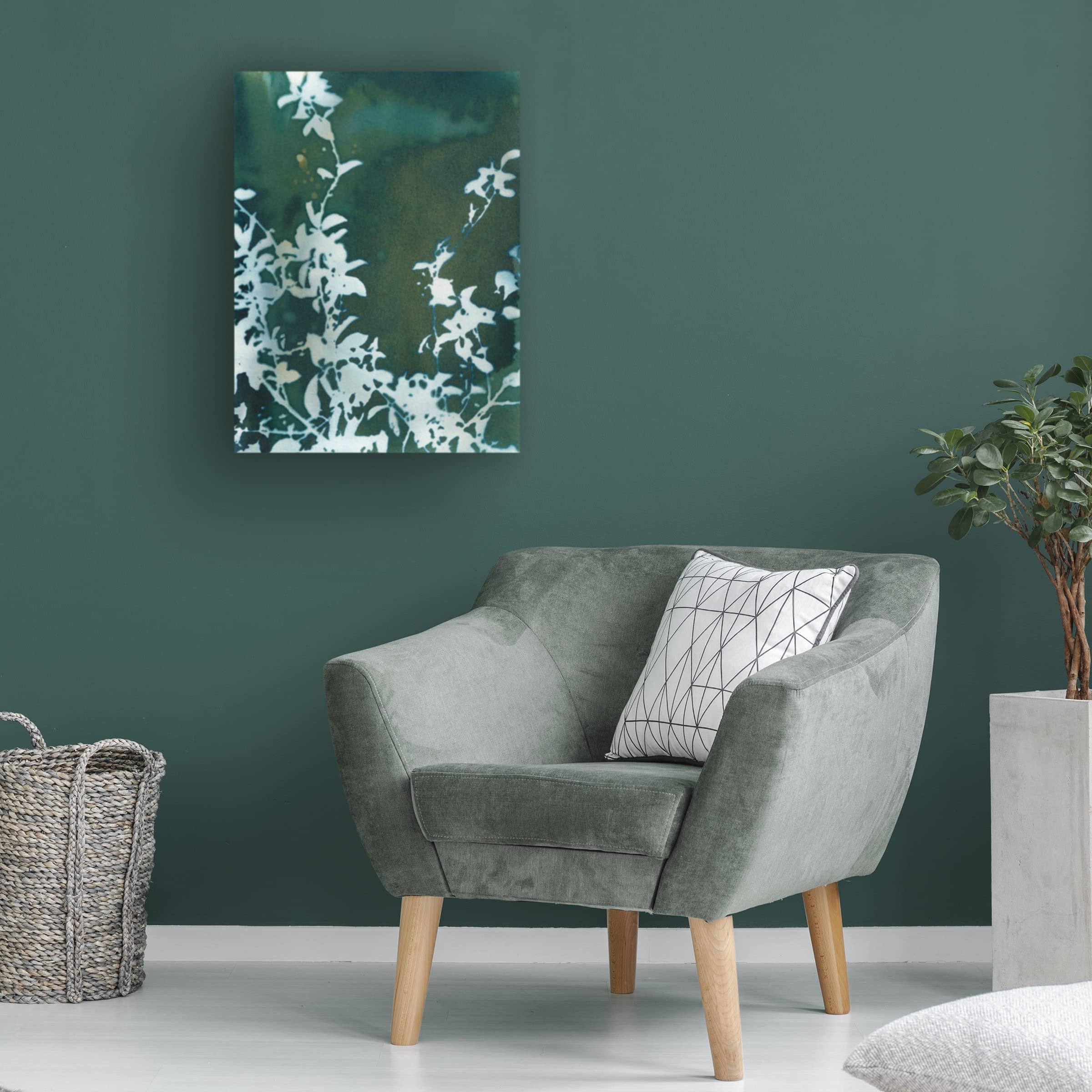 Krista McCurdy 'Dark Garden' Canvas Art Print - Floral Wall Decor for Living Room, Bedroom & Office - Trademark Fine Art Collection