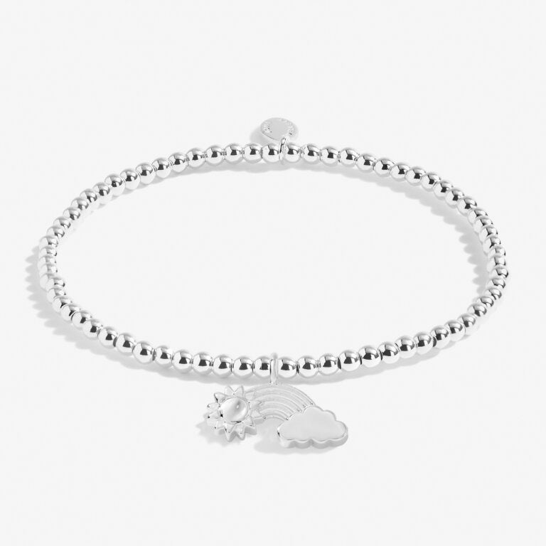 Joma Jewellery Bracelet - 'Whatever The Weather, We'll Get Through It Together' Inspirational Friendship Bracelet - Perfect Gift for Best Friends, Sisters & Loved Ones (Great for Birthdays, Anniversaries & Everyday Encouragement)